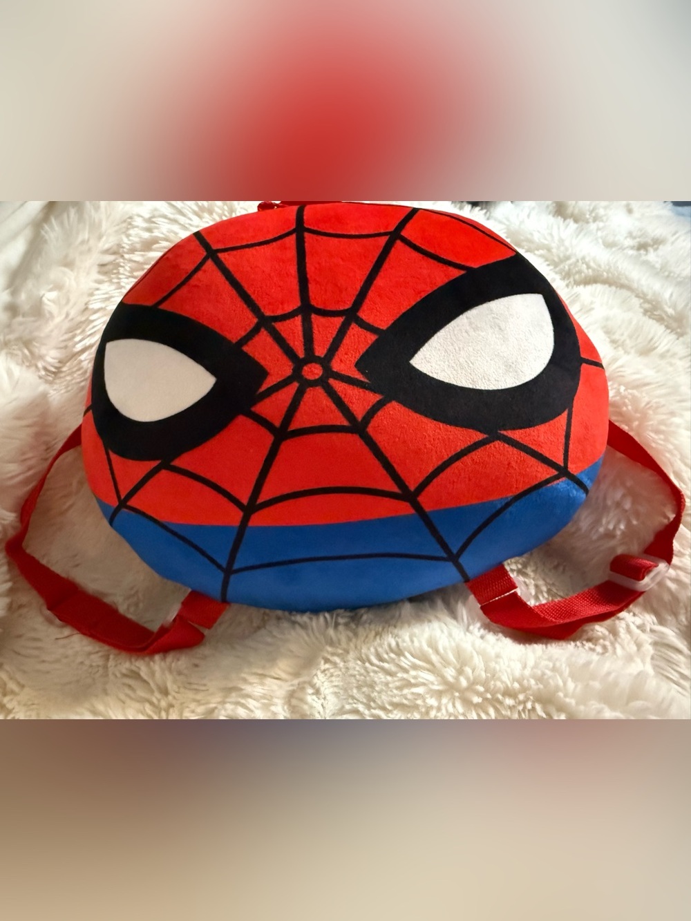 Marvel Spider-Man Plush Backpack - Red, Blue & White